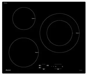 SAUTER Table induction 3 zones NOIR