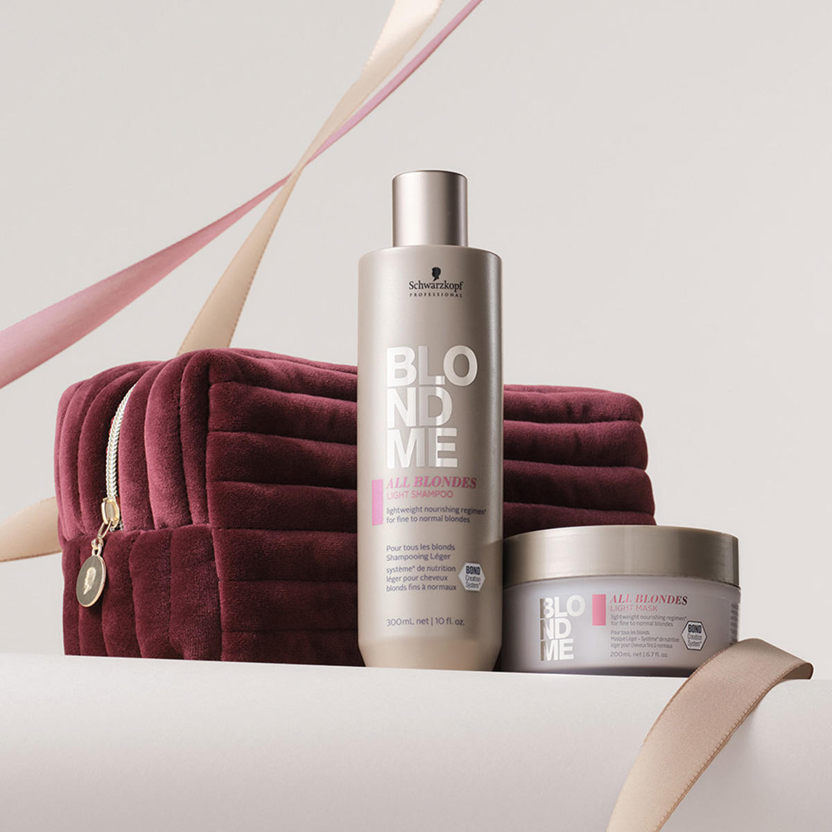 SCHWARZKOPF - TROUSSE BLONDME LEGER / LIGHT - SHAMPOO + MASQUE