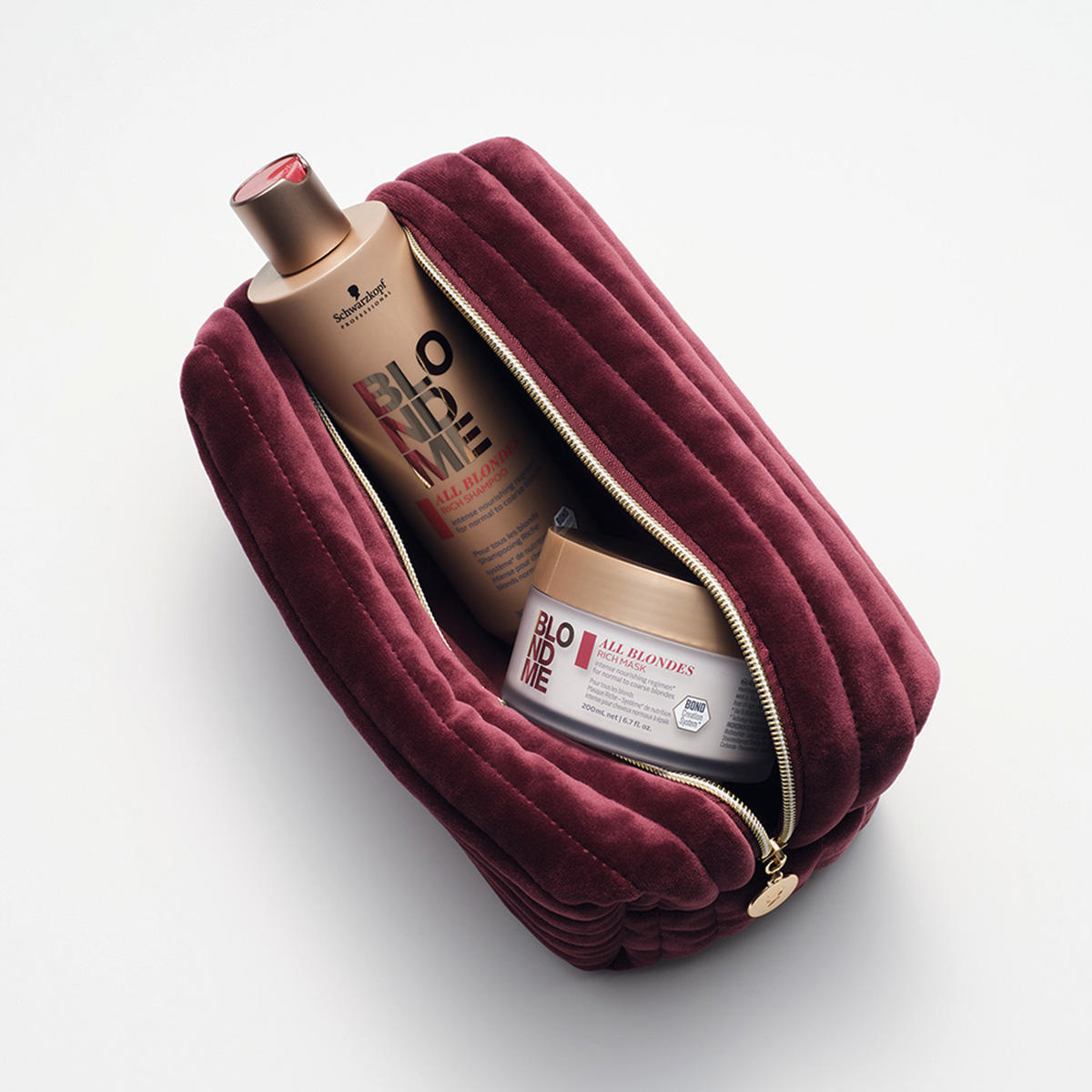 SCHWARZKOPF - TROUSSE BLONDME RICHE - SHAMPOO + MASQUE