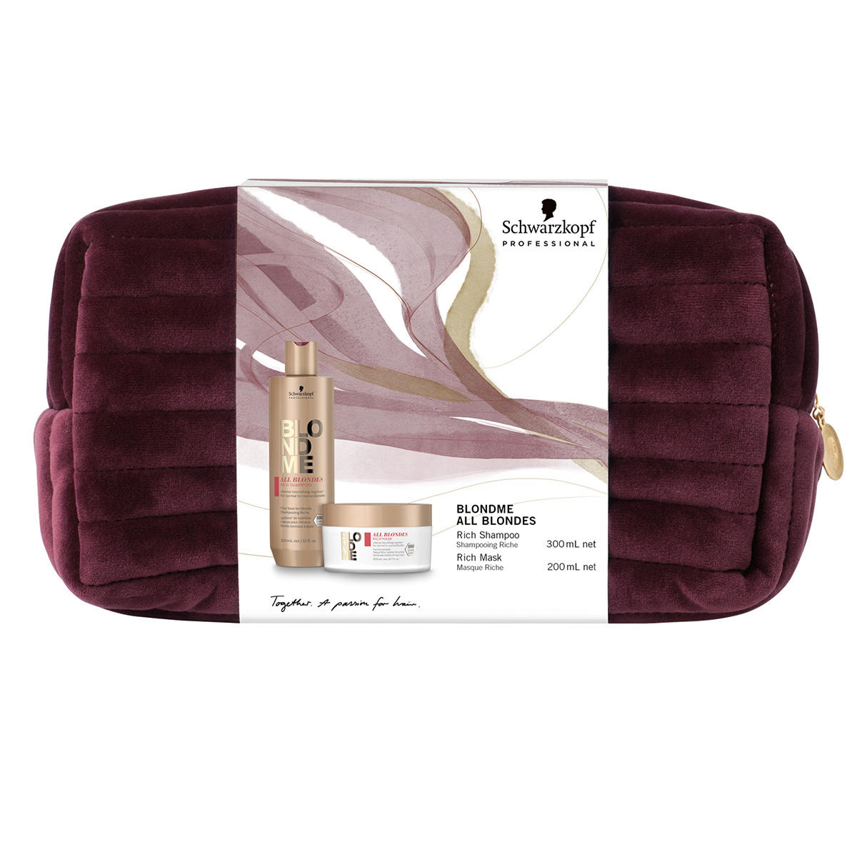 SCHWARZKOPF - TROUSSE BLONDME RICHE - SHAMPOO + MASQUE