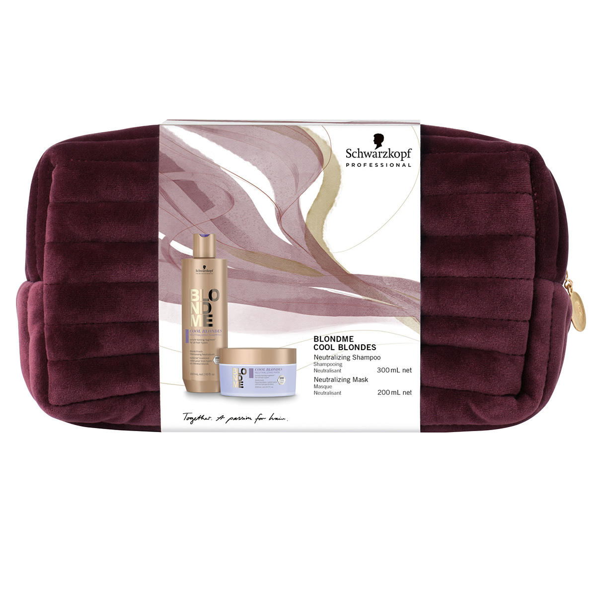 SCHWARZKOPF - TROUSSE COOL BLONDE NEUTRALISANT - SHAMPOO + MASQUE