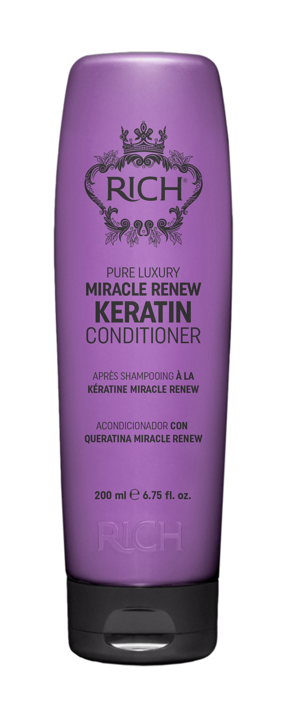RICH HAIR CARE - Pure Luxury Miracle Renew Keratine conditioner - Aprés Shampooing à la kératine miracle renew - 200 ML