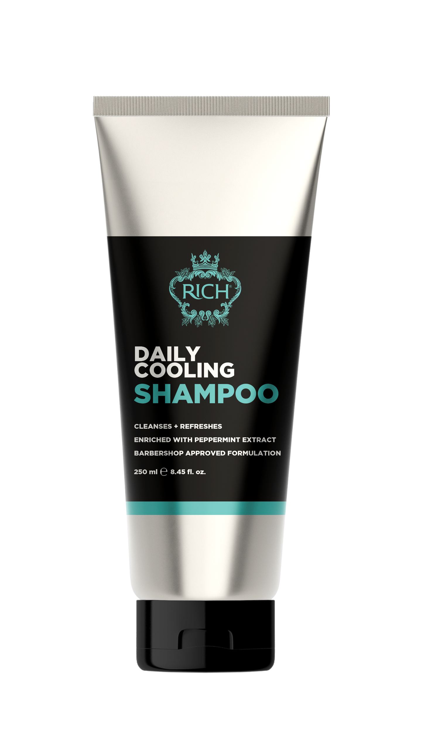 RICH HAIR CARE - Daily Cooling Shampoo - Shampooing rafraichissant quotidien - Gamme homme - 250 ML