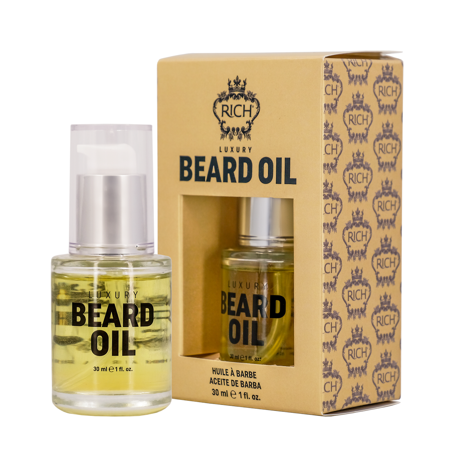 RICH HAIR CARE - Luxury Beard Oil - Huile à barbe - Homme - 30 ML