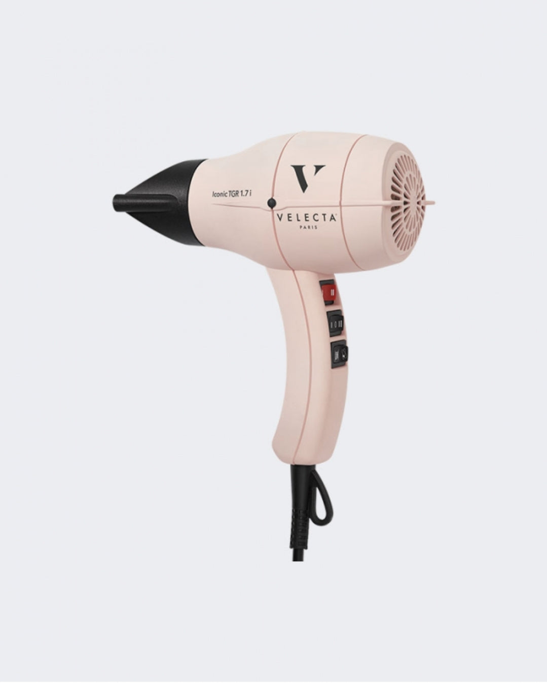 VELECTA - Coffret - Sèche cheveux - ICONIC 1.7i Rose Poudré + peigne et serviette