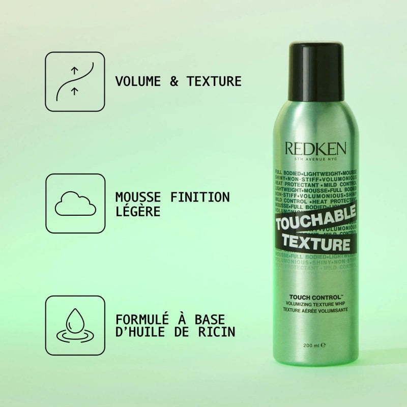 Redken - Touch Contrôl - Texture aérée volumisante - 200 ml