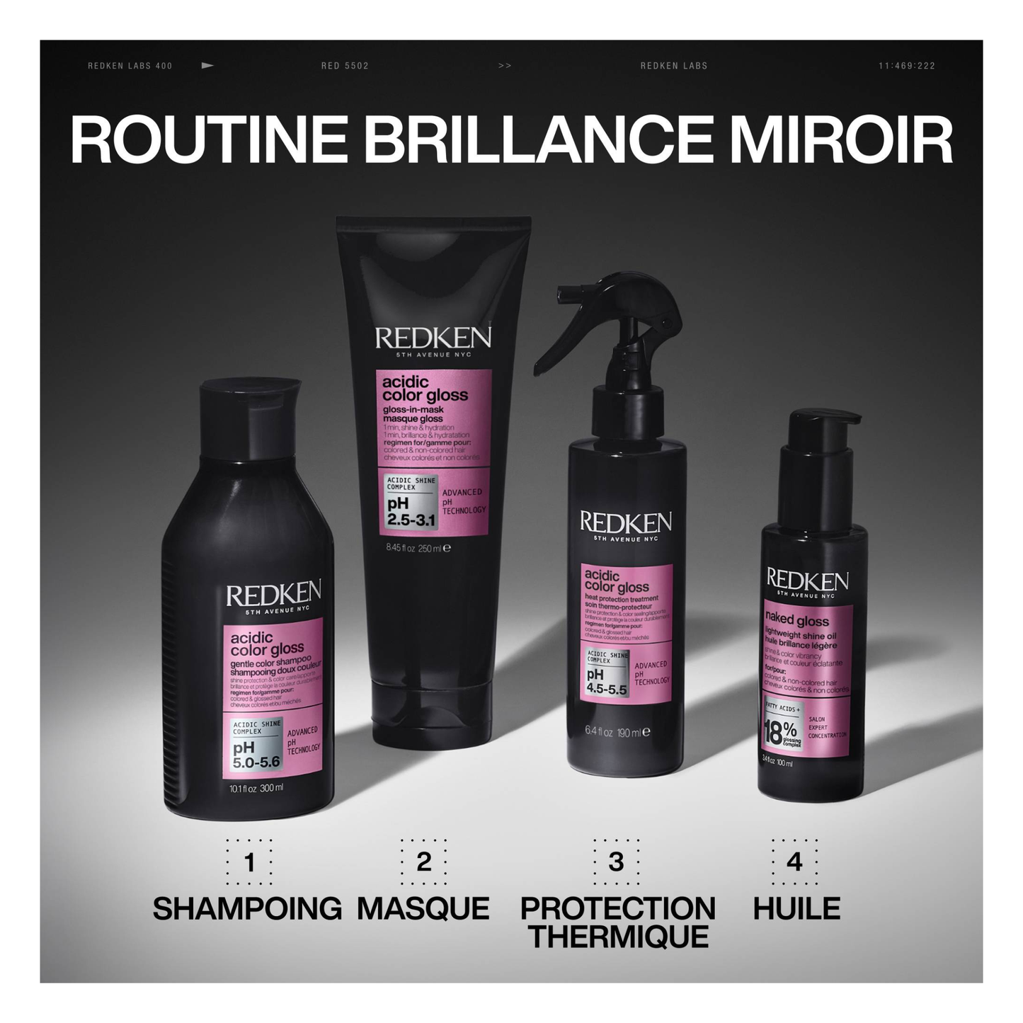 Redken - Acidic color gloss - Soin thermo-protecteur - 190 ML