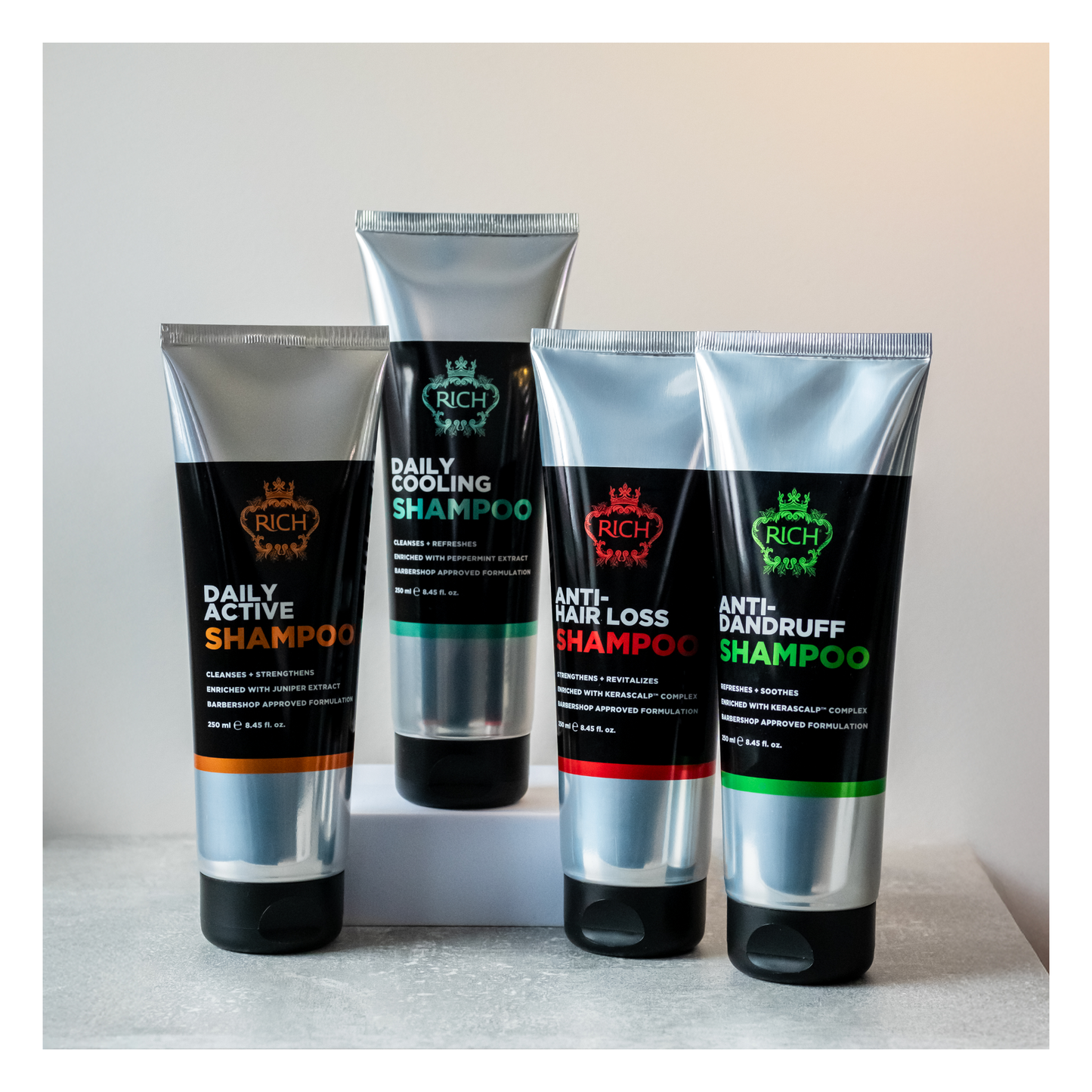 Rich Hair Care - Homme - Shampoing rafraichissant quotidien - 250 ML