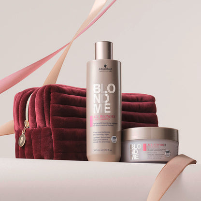 SCHWARZKOPF - TROUSSE  BLONDME LEGER / LIGHT - SHAMPOO + MASQUE