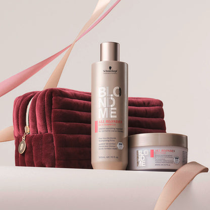 SCHWARZKOPF - TROUSSE  BLONDME RICHE - SHAMPOO + MASQUE