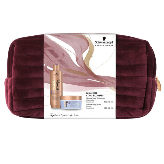 SCHWARZKOPF - TROUSSE COOL BLONDE NEUTRALISANT - SHAMPOO + MASQUE