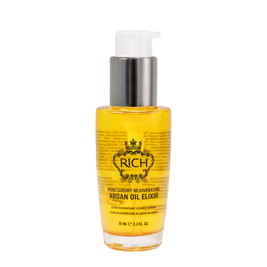 RICH HAIR CARE - Pure Luxury Rejuvenating - Argan oil elixir - Elixir rajeunissant à l'huile d'argan - 70 ML