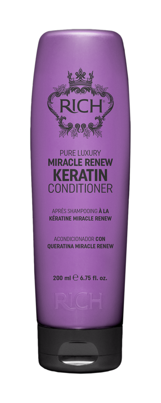 RICH HAIR CARE - Pure Luxury Miracle Renew Keratine conditioner - Aprés Shampooing à la kératine miracle renew - 200 ML