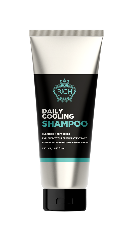 RICH HAIR CARE -  Daily Cooling Shampoo - Shampooing rafraichissant quotidien - Gamme homme - 250 ML