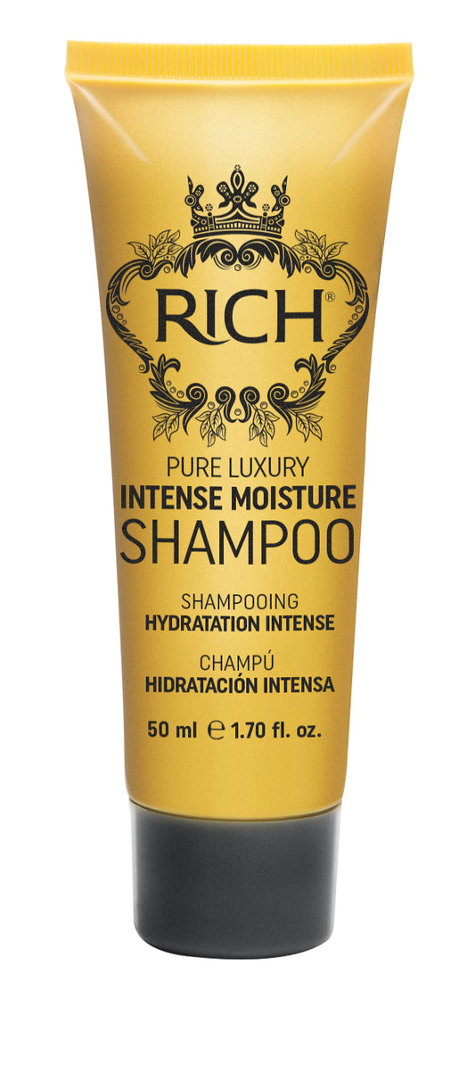 RICH HAIR CARE - Pure Luxury Intense Moisture Shampoo - Shampoing hydratation intense - 50 ML