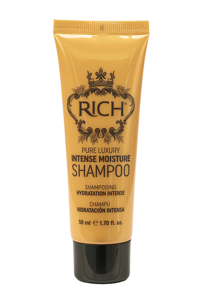 RICH HAIR CARE - Pure Luxury Intense Moisture Shampoo - Shampoing hydratation intense - 50 ML