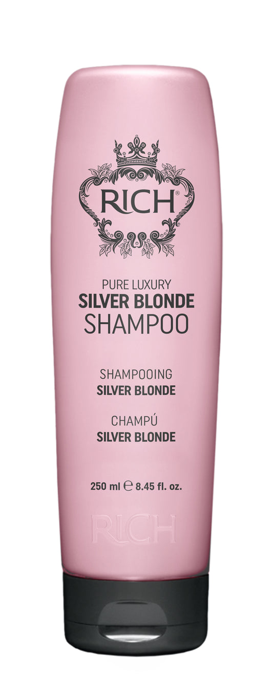 RICH HAIR CARE - Pure Luxury Silver Blonde Shampoo - Shampooing silver blonde - 250 ML