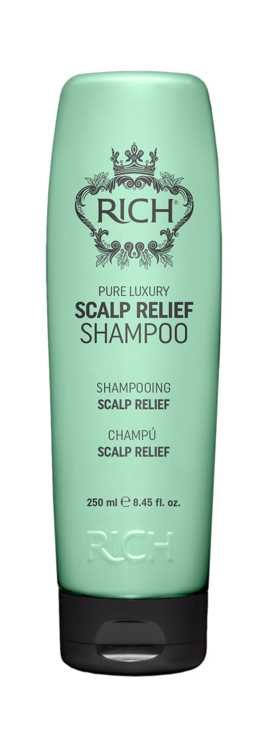 RICH HAIR CARE - Pure Luxury Scalp Relief Shamp - Shampooing Scalp Relief - 250 ML