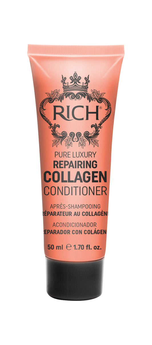 RICH HAIR CARE - Pure Luxury Repairing Collagen - Aprés Shampooing réparateur au collagéne - 50 ML