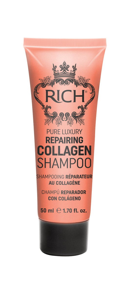 RICH HAIR CARE -  Pure Luxury Repairing Collagen - Shampooing réparateur au collagéne - 50 ML