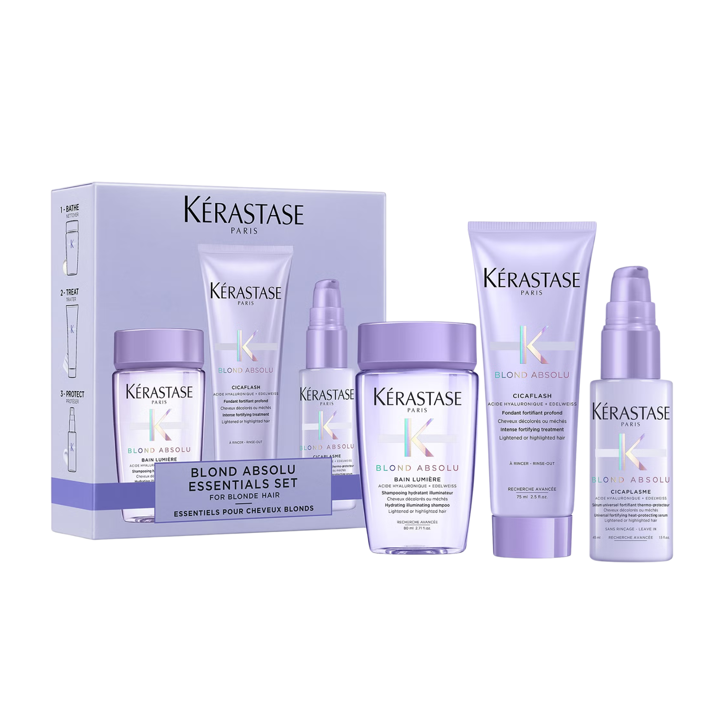 Kérastase - Essentials set - Essentiels pour cheveux blonds - 3 produits