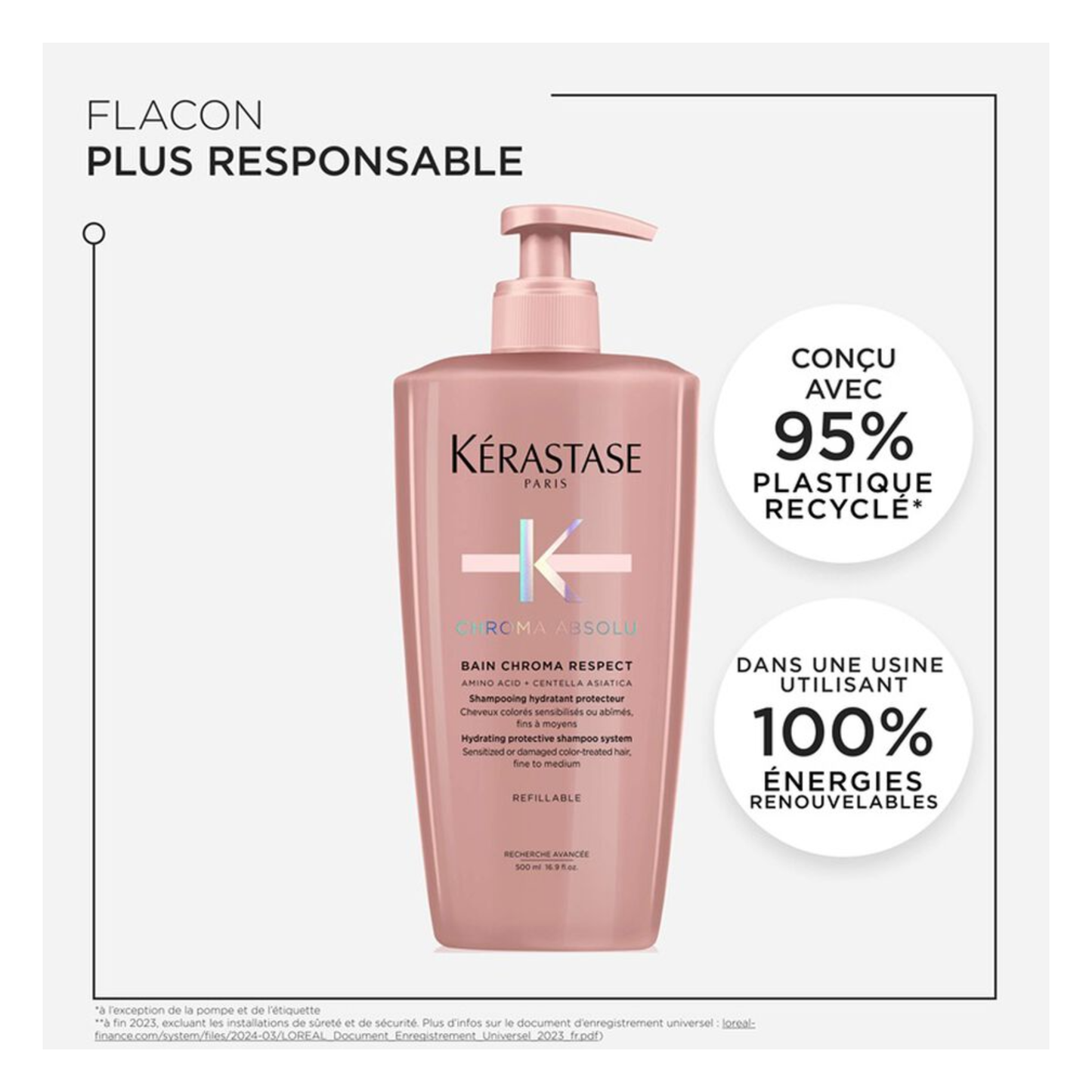 Kérastase - Chroma Absolu - Bain chroma respect - 500 ML