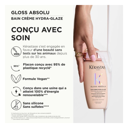 Kérastase - Gloss Absolu - Bain crème hydra-glaze - 250 ML