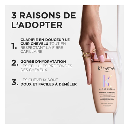 Kérastase - Gloss Absolu - Bain crème hydra-glaze - 250 ML
