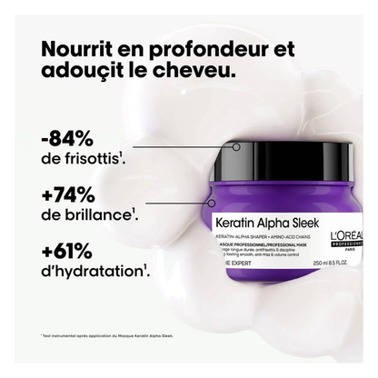 L'oréal Professionnel - Keratin Alpha Sleek - Smooth mask - 250 ML