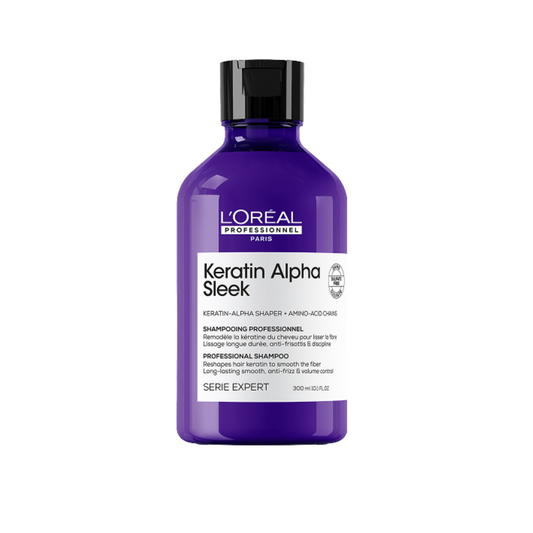 L'Oréal Professionnel - Keratin Alpha Sleek - Professionnal shampoo - 300 ML