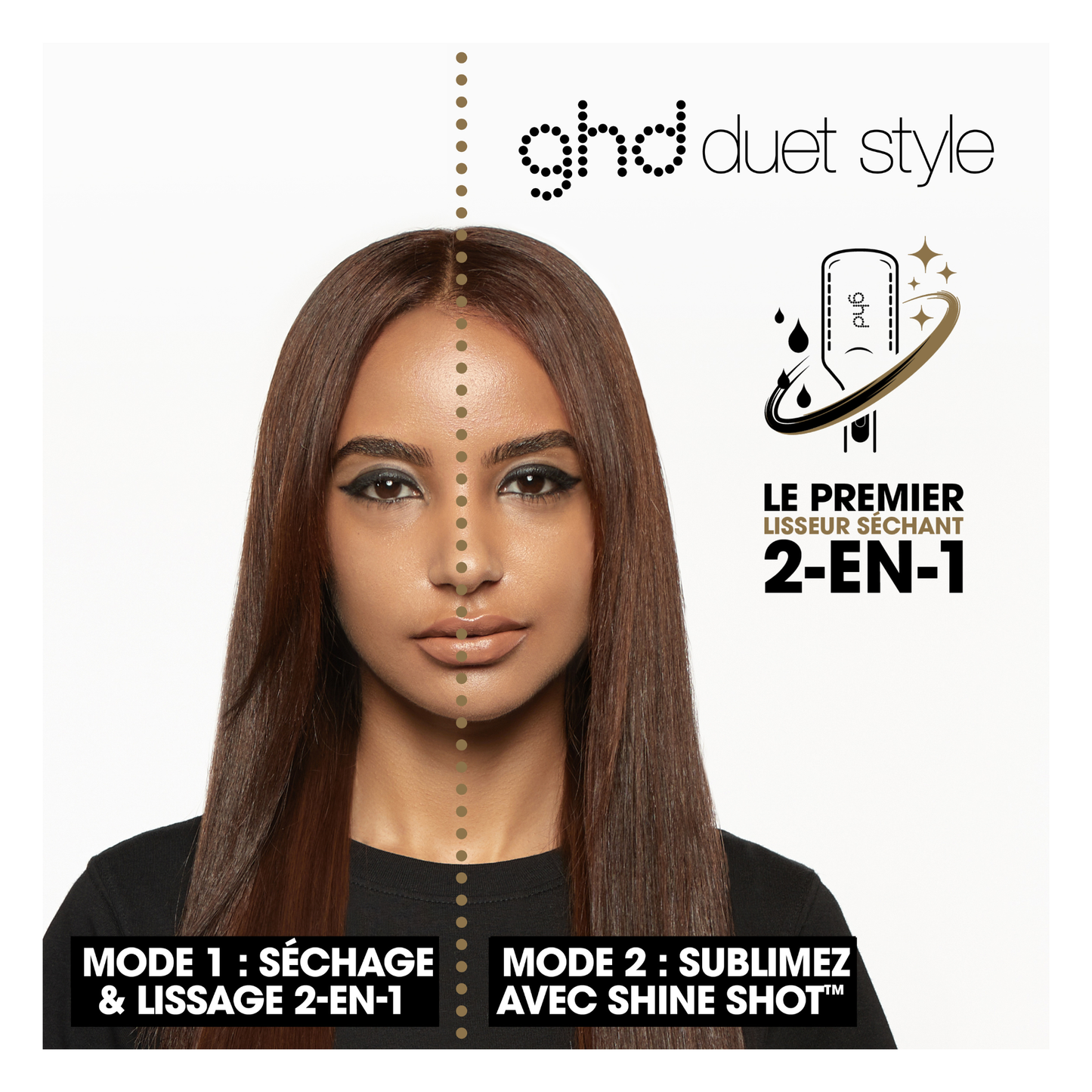 GHD - Duet Style  2 en 1 - Blanc