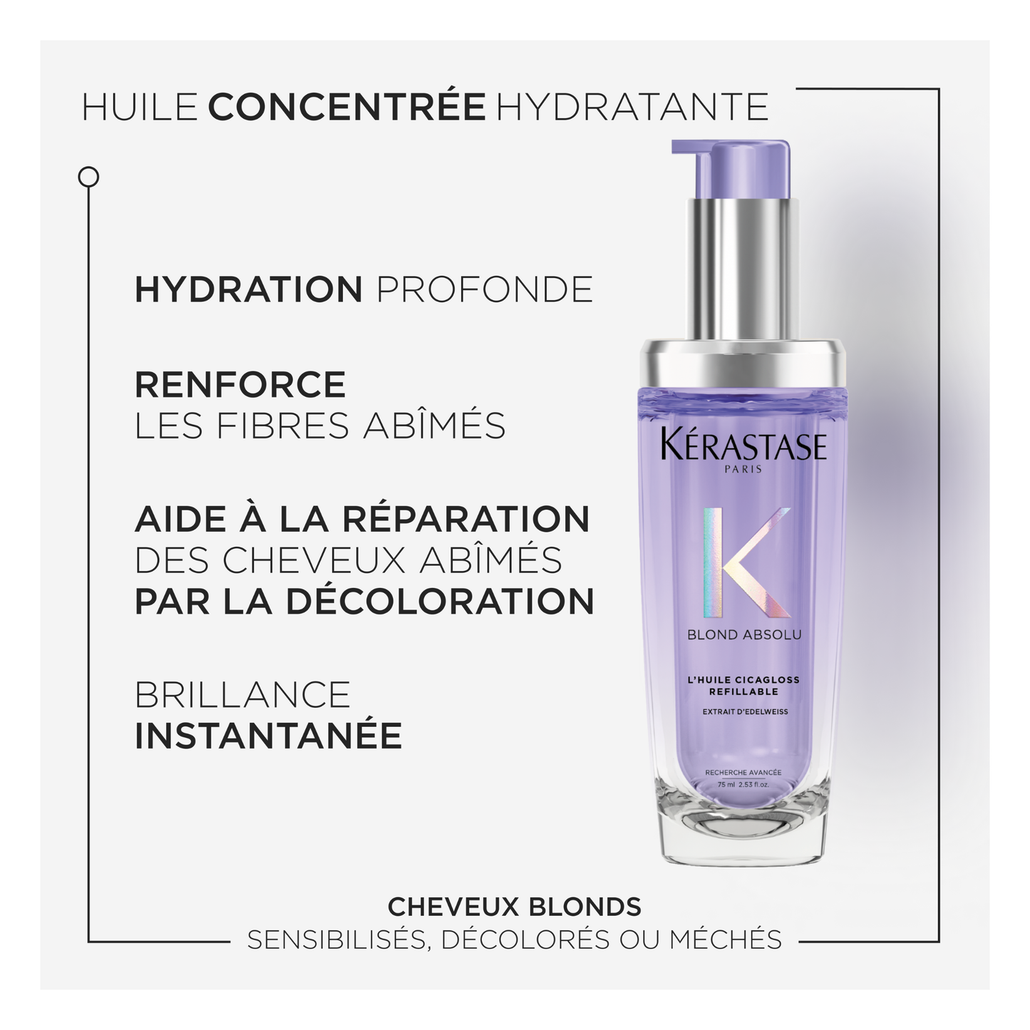 Kérastase - Huile Cicagloss rechargeable - 75ml