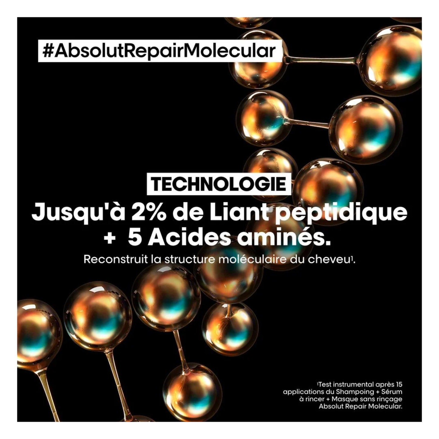 L'Oréal Professionnel - Absolut Repair Molecular - Masque sans rinçage - 100 ML