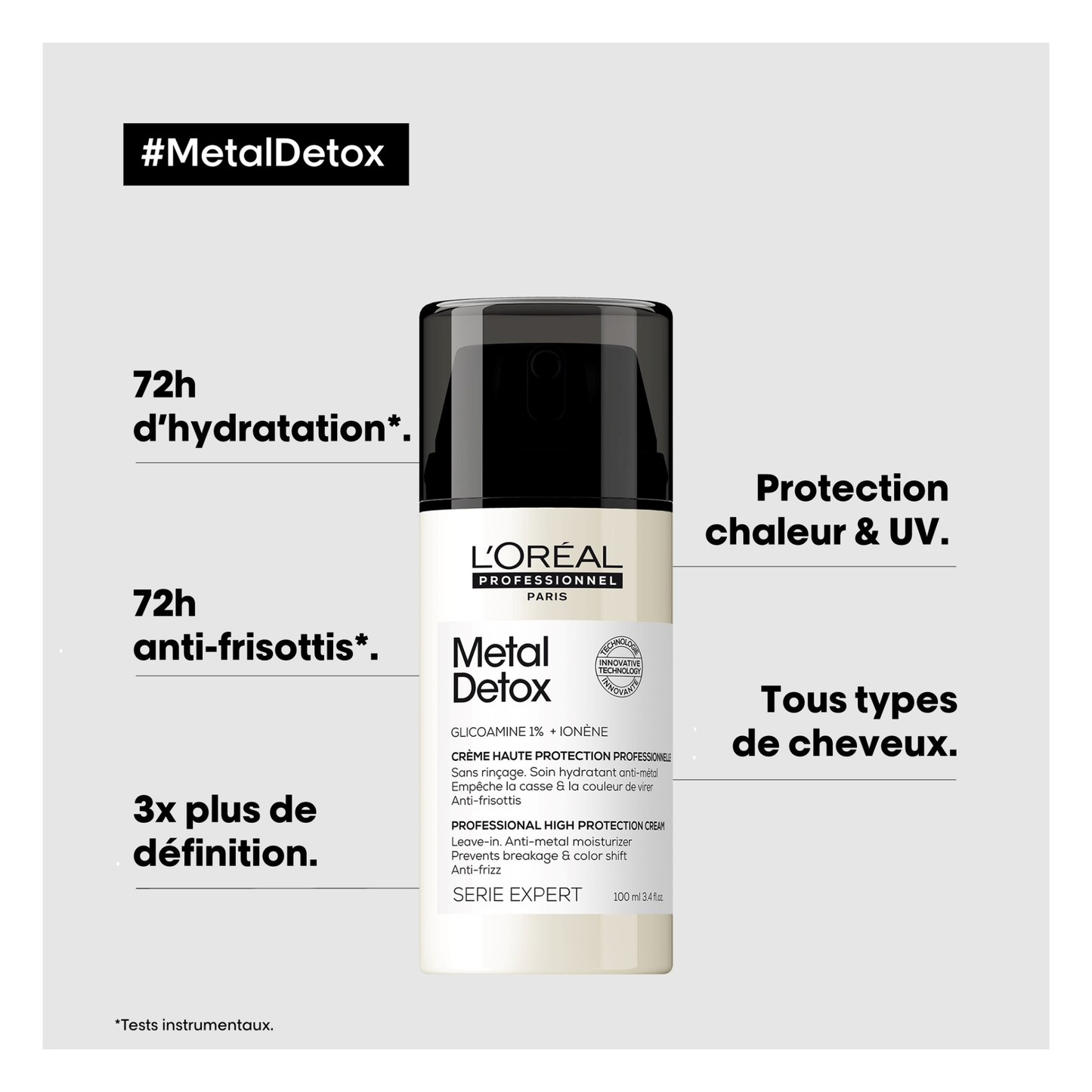 L'Oréal Professionnel - Metal Detox - Crème haute protection - 100 ML