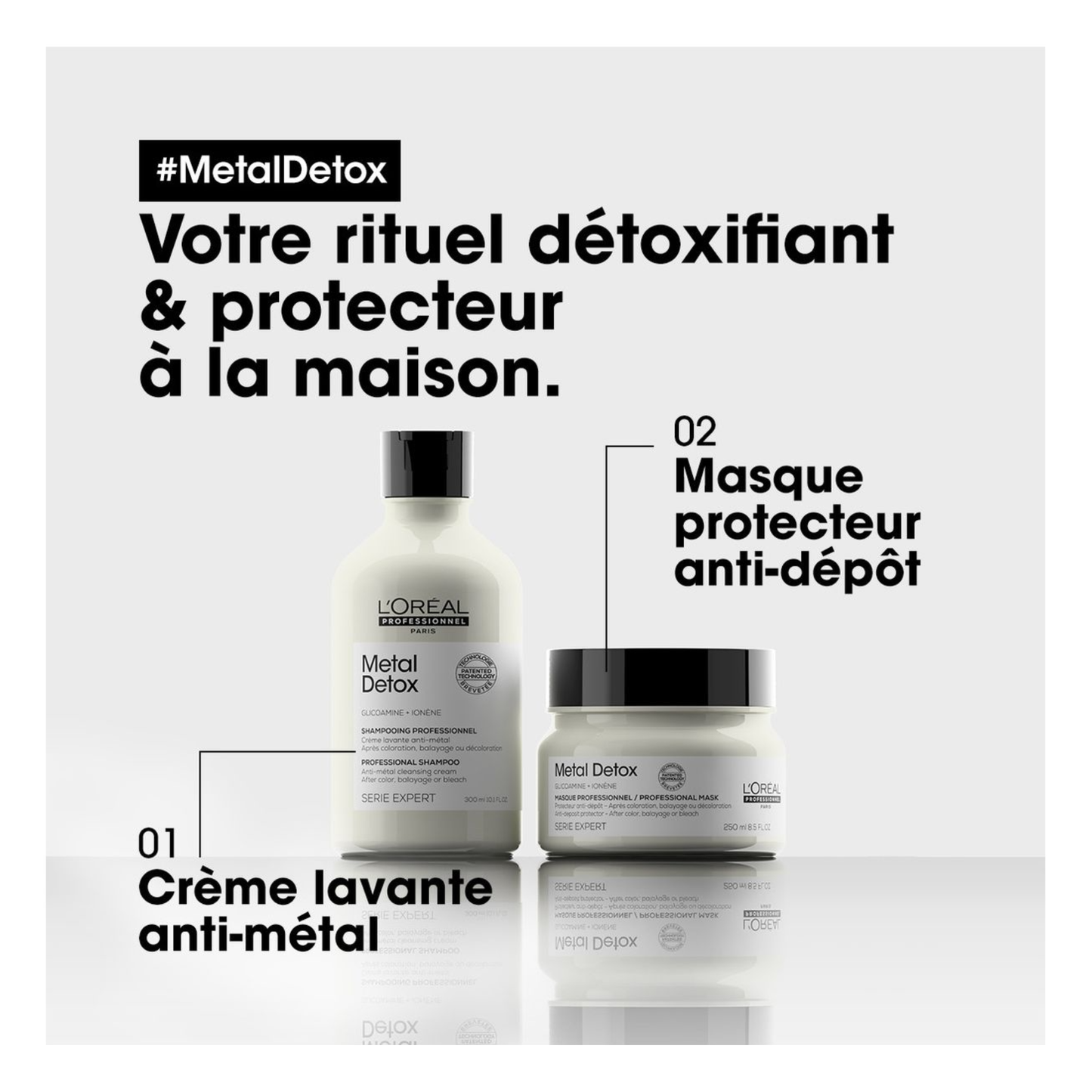 L'Oréal Professionnel - Metal Detox - Shampoing - 500 ML