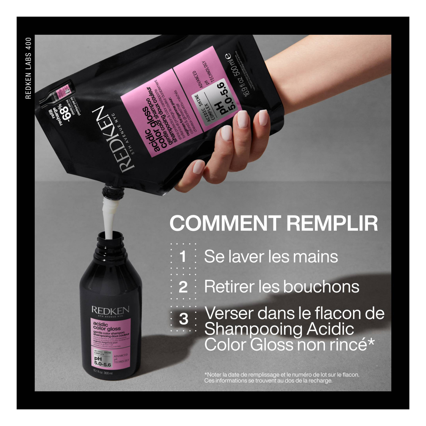 Redken - Acidic color gloss - Shampoing - 500 ML - RECHARGE