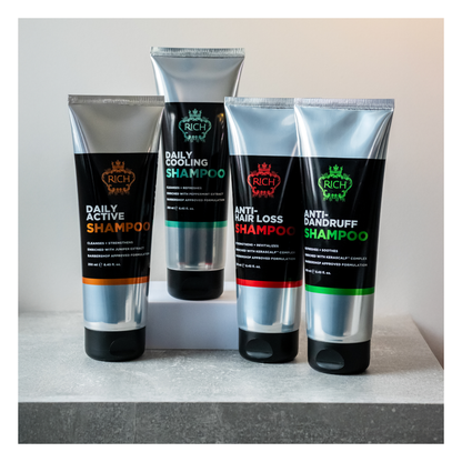 Rich Hair Care - Homme - Shampoing antipelliculaire quotidien - 250 ML