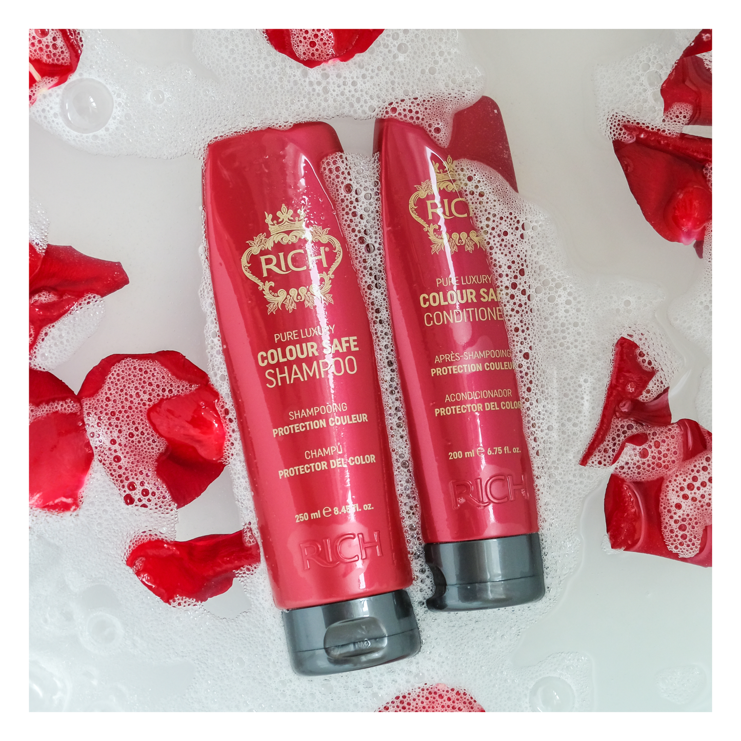 RICH HAIR CARE - Pure Luxury Colour Safe Shampo - Shampoing protection couleur - 250 ML