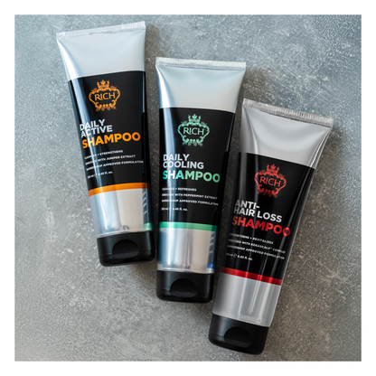 Rich Hair Care - Homme - Shampoing rafraichissant quotidien - 250 ML
