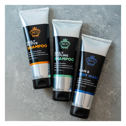 Rich Hair Care - Homme - 2 EN 1 Corps et cheveux - 250 ML