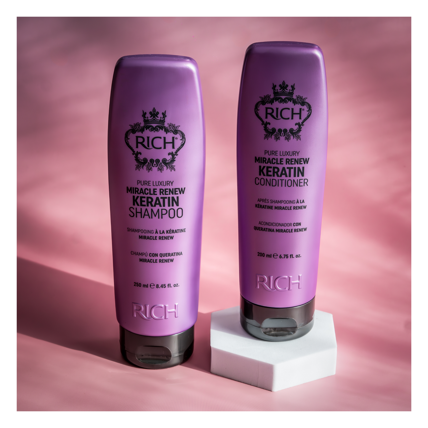 Rich Hair Care - Miracle Renew Keratin - Après shampoing à la kératine - 200 ML