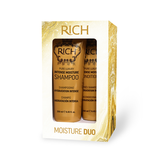Rich Hair Care - Moisture - Coffret duo hydratation intense - Shampoing + Après shampoing