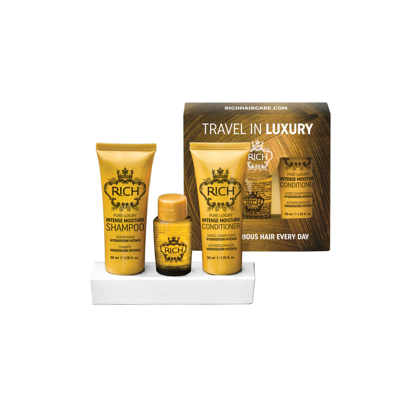 Rich Hair Care - Travel in luxury set - Coffret de voyage