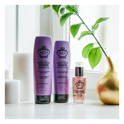 Rich Hair Care - Miracle Renew Keratin - Après shampoing à la kératine - 200 ML
