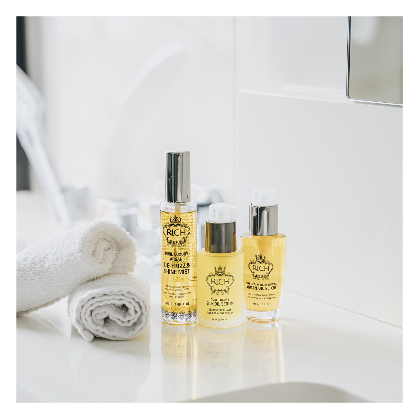 Rich Hair Care - De-frizz & Shine Mist - Brume Anti-frisottis et brillance - 50 ML