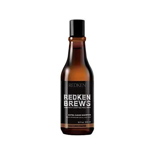 Redken Brews - Extra Clean Shampoo - shampoing Ultra Nettoyant - 300 ML