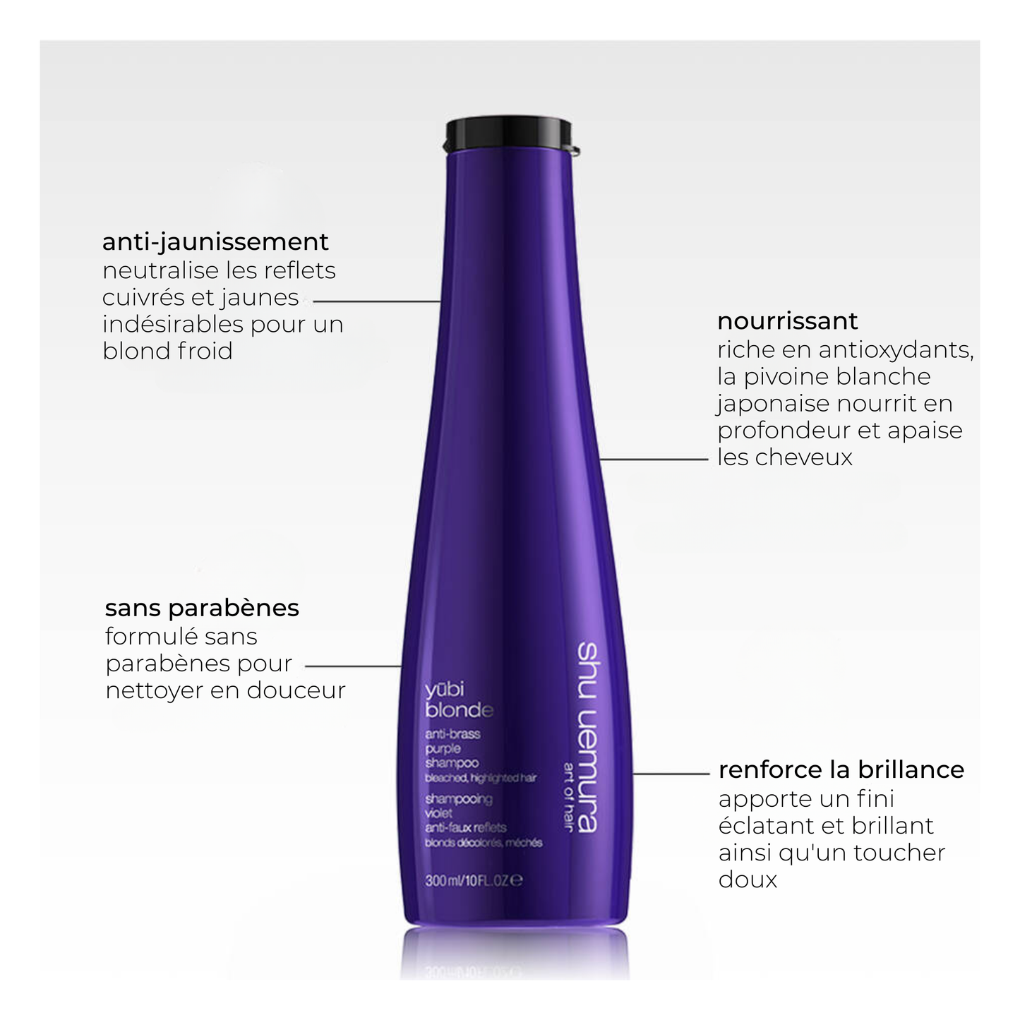 Shu Uemura - Yūbi Blonde - Shampoing anti reflets jaunes - 300 ML