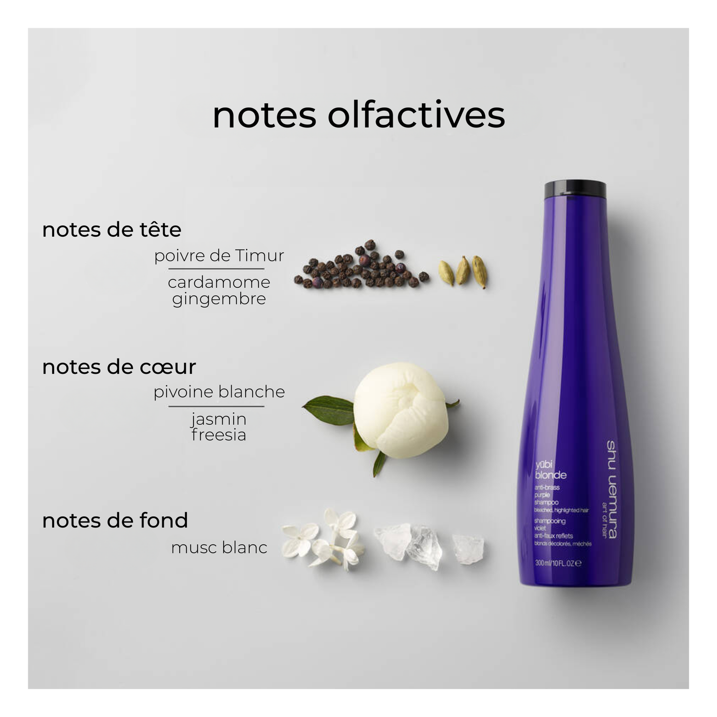 Shu Uemura - Yūbi Blonde - Shampoing anti reflets jaunes - 300 ML