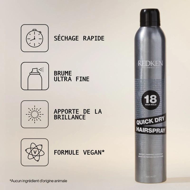 RK QUICK DRY HAIRSPRAY 18 400ML
